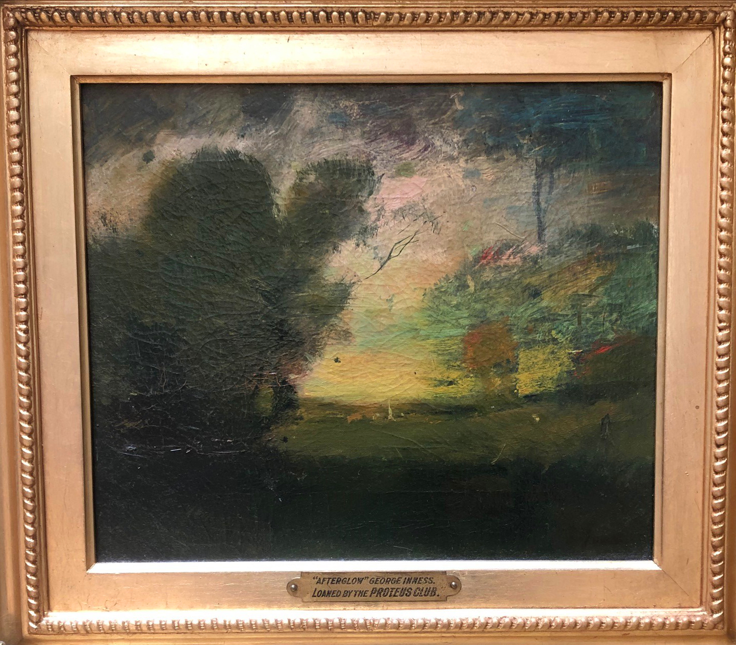 Afterglow attributed to George Inness Byers Room