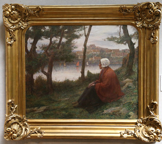 Entering the Harbor by Henri Jules Guinier